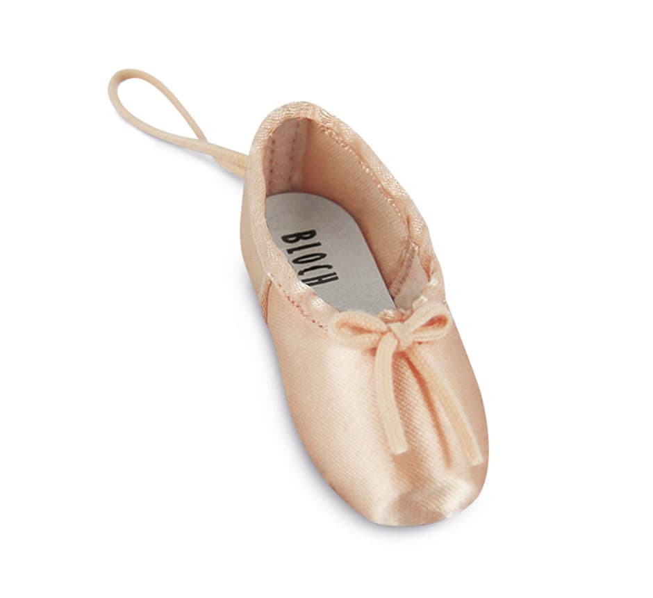 A0604 MINI POINTE SHOES W/KEY RING -Black