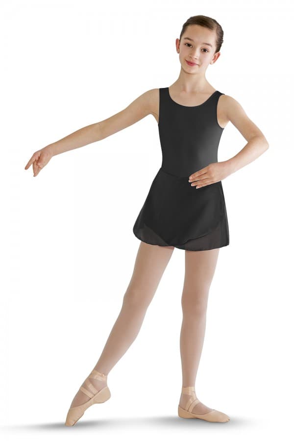CL8255 Tank Skirted Leotard -Black 2-4 889162291781
