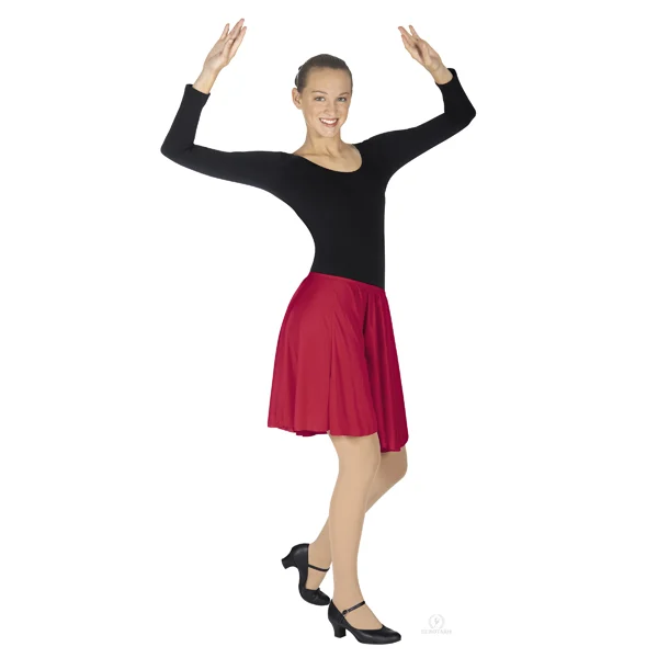 13774 Adult Pull-On Skirt BLK S 210000021290