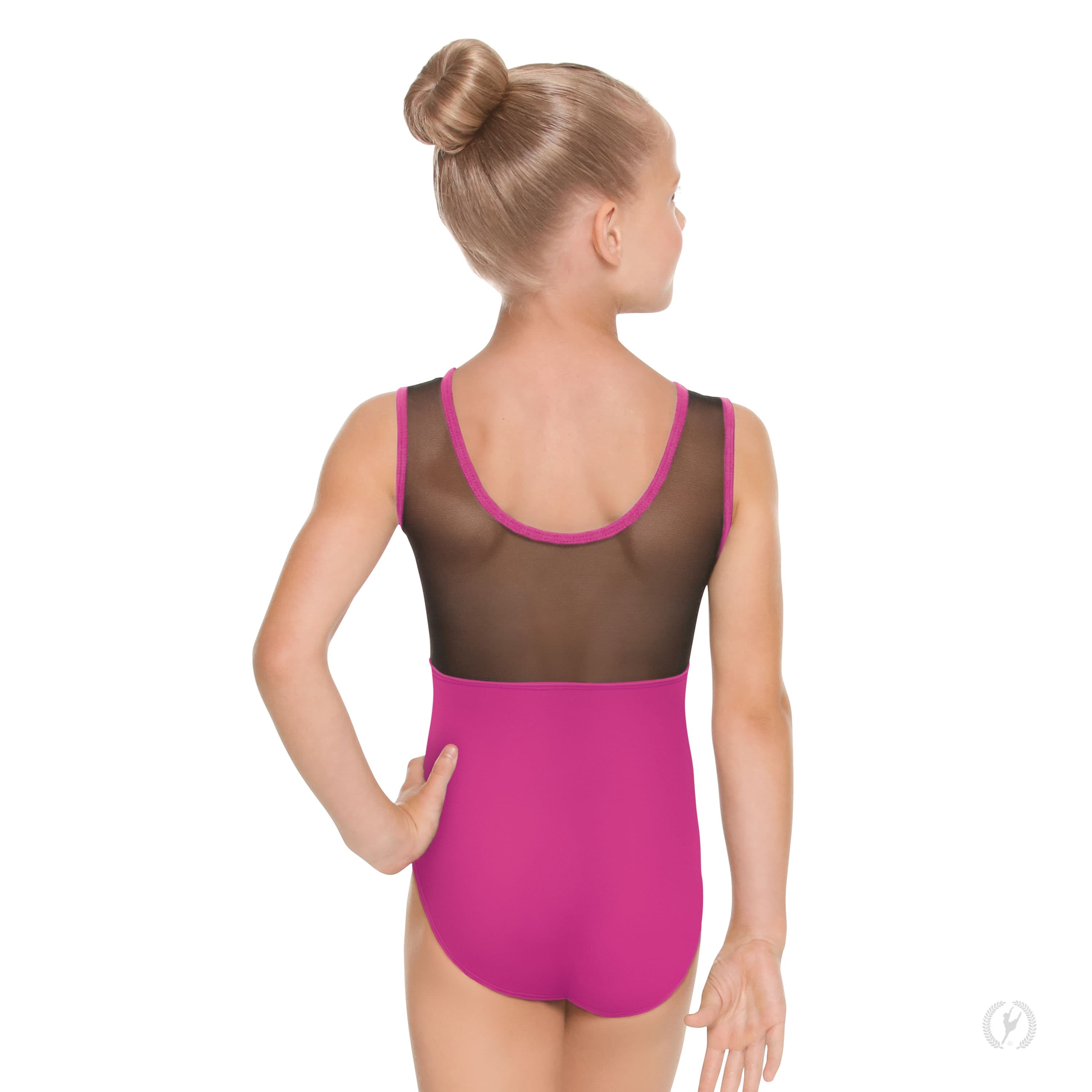 44586C Girls Mesh Back Tank Leo 210000019241