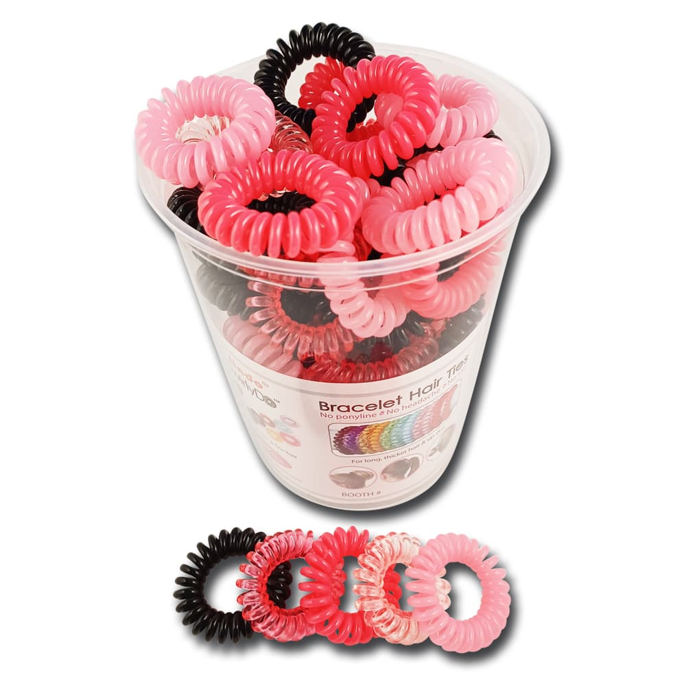 46714 Small Black Swirly Hair Ties 210000020998