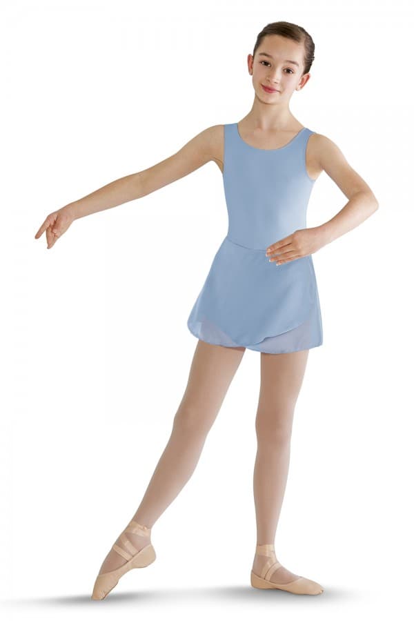 CL8255 Tank Skirted Leotard -Pastel Blue 2-4 889162292023